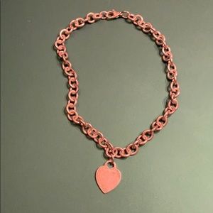 Tiffany and co silver necklace